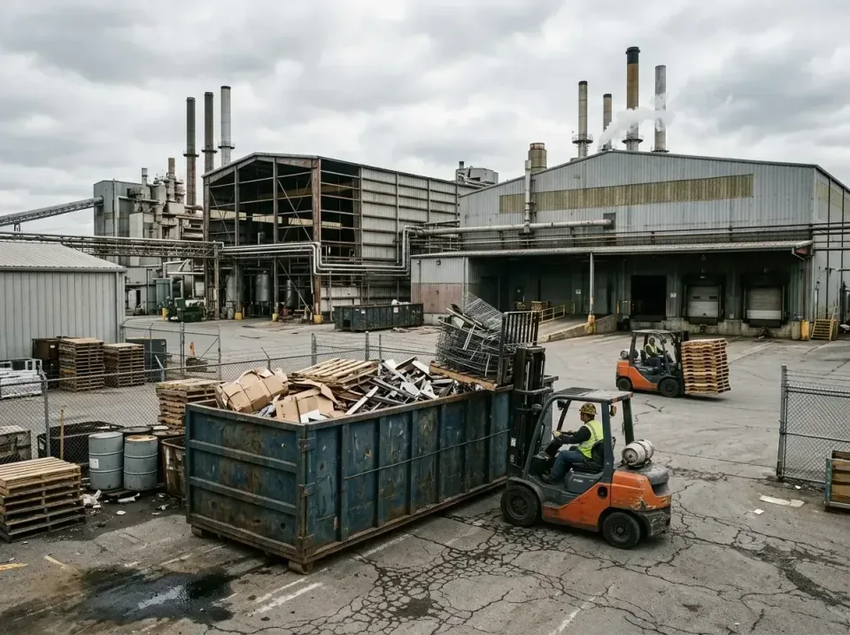 industrial-factory-scrap-conta-003 — frequently asked questions, Cheap Roll-off Dumpster Rentals in Junction City, OR